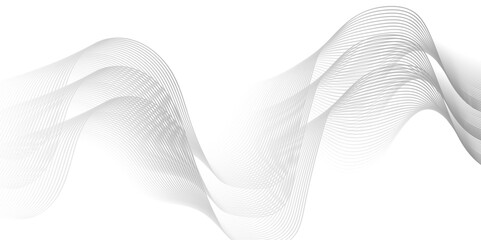 Abstract Grey Lines with Transparent Vector Background – Elegant Curve Design for Tech Interfaces, Product Visualization, and Mapping