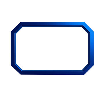 blue frame for any text PNG