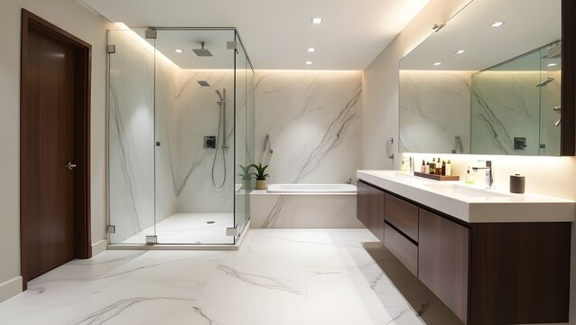 Minimal Design in a Stylish Modern Bathroom