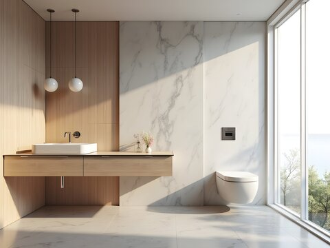 Minimalist Interior Elevates This Modern Bathroom