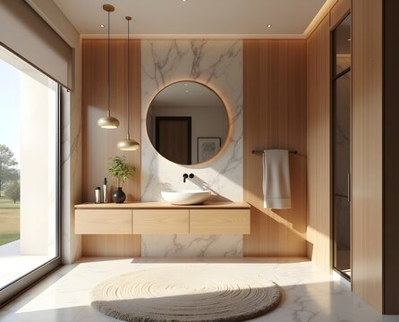 Minimalist Interior Elevates This Modern Bathroom
