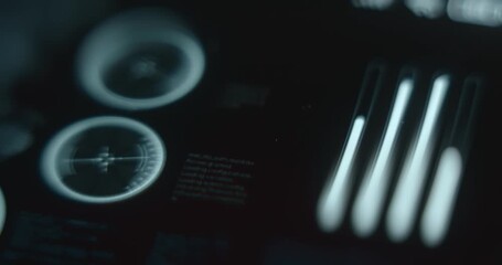Interface of a software app on screen