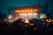 © ريحان - Two hands holding shot glasses at a concert alcohol