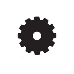 Gear design icon. Vector image