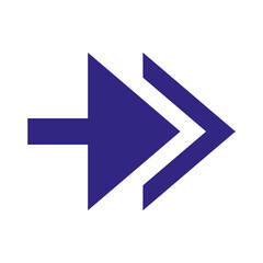 Poster - Here's a concise description:

Blue 3D vector arrow icon set for web direction and business success concepts