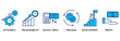 © Joniack - Productivity icon set vector illustration concept relate to efficiency, measurability, output input, process, development and profit