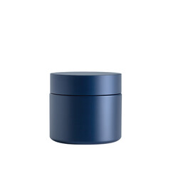 Poster - Navy Blue Cream Jar Mockup - Cosmetics Packaging