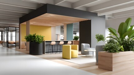 Poster - illustrating vibrant startup environment