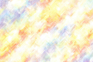 Aufkleber - Soft pastel abstract background with diagonal brush strokes, featuring yellow, orange, blue, and purple hues, creating calm and gentle artistic texture for creative design projects