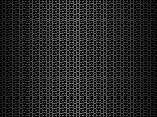 Poster - Black metal texture steel background. Perforated metal sheet.
