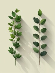 Poster - Minimalistic line art of Botanical wall art