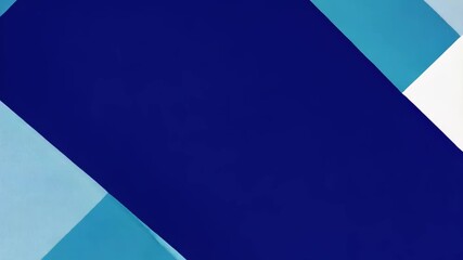 Poster - Abstract design featuring blue and white rhombic patterns on a textured background for artistic expression, Blue and white background with rhombic lines and free space