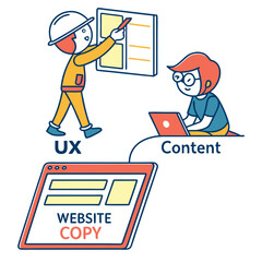 Poster - UX and Content Collaboration on Website Design Project