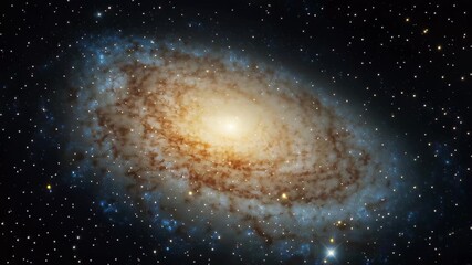 Wall Mural - vibrant galaxy with bright starburst showcasing cosmic beauty and wonder, galaxy space with starburs