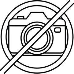 Aufkleber - Black and white vector illustration featuring simple design elements and symbolic art style