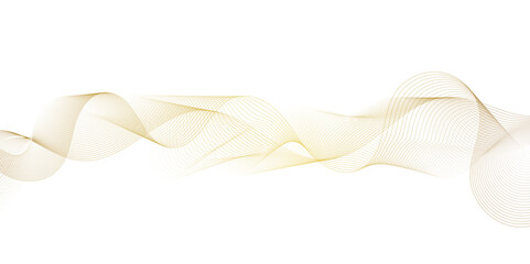 Leinwandbilder - abstract wavy background.Abstract golden color lines, waves.Smooth wave abstract vector background layout design. Vector illustration. Design template for cover, business, postcard certificate.	