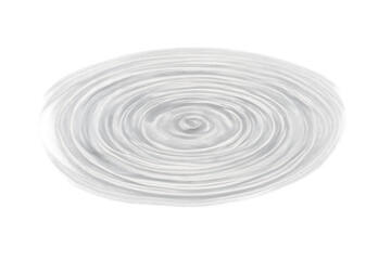 Aufkleber - Gentle water ripples expanding outwards, forming perfect concentric circles on a transparent background