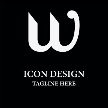 Luxury and modern w monogram logo