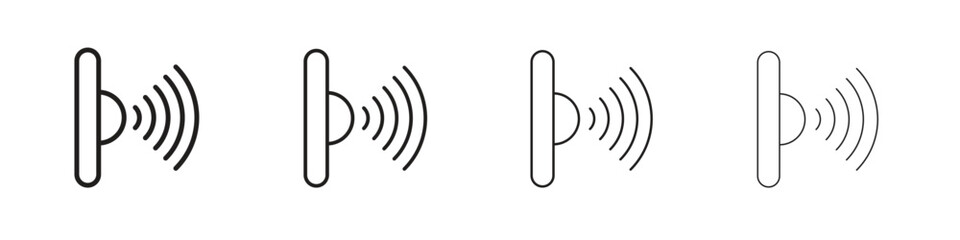 Infrared icon symbols collection. Vector EPS 10