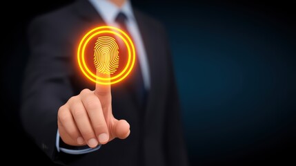 Poster - Fingerprint Scanner Technology in Business Environment