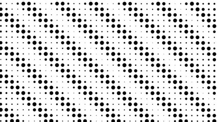 Poster - Abstract Background With Dots Or Circle Halftone Pattern Animation