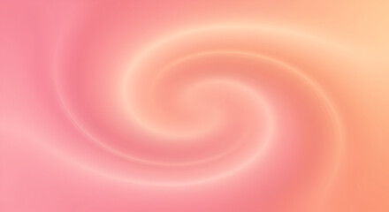 Poster - Abstract swirl background with soft gradient of pink and peach colors delicate design