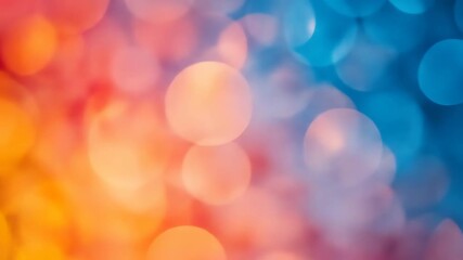 Aufkleber - Abstract video with warm and cool color transitions, showcasing a dynamic interplay of light and shadow, symbolizing duality, energy, and balance