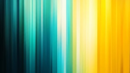 Aufkleber - Abstract video with teal and gold vertical stripes transitioning seamlessly, symbolizing change, energy flow, and a spectrum of emotions