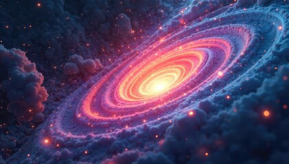 Wall Mural - A swirling vortex of light and color, depicting the abstract concept of traversing time and dimensions Perfect for science fiction, fantasy, or philosophical themes , futuristic, dreamlike