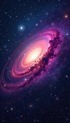 Wall Mural - Vast cosmic expanse, swirling nebulae, and distant galaxies hinting at a profound, silent message from the universe A breathtaking display of celestial wonders , celestial message, enigma