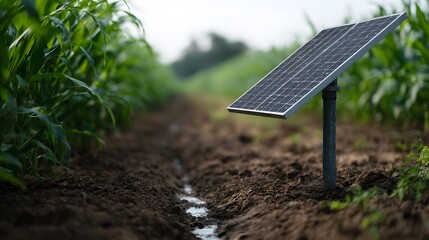 Poster - Solar powered irrigation system in a crop field