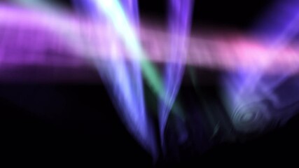 Wall Mural - aurora dreams enchanting loop background animation