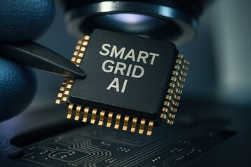 Poster - Advanced Microchip Development for Smart Grid Technology with AI Integration and Precision Handling