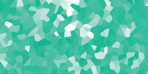 Aufkleber - Abstract green and white mosaic pattern background artistic digital design texture for visual content and creative projects