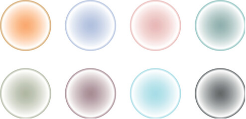 Whimsical Fantasy Dreamland Bubbles – A Vivid Collection of Multicolored Transparent Soap Bubbles with Magical Light Effects 
