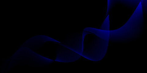 Poster - Abstract wavy lines Digital frequency track equalizer background. Curved wave smooth stripe seamless pattern. Wave lines created using blend tool. graphic design template banner business wave. vector.