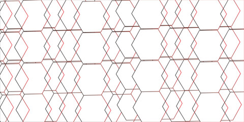 Fototapete - Modern colorful background textured with abstract hexagon pattern.honeycomb gold cube hexagon concept design abstract technology background vector background, 