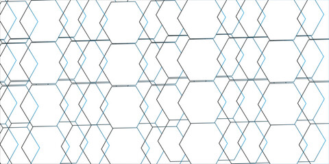 Fototapete - Modern colorful background textured with abstract hexagon pattern.honeycomb gold cube hexagon concept design abstract technology background vector background, 