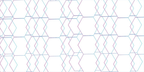 Fototapete - Modern colorful background textured with abstract hexagon pattern.honeycomb gold cube hexagon concept design abstract technology background vector background, 