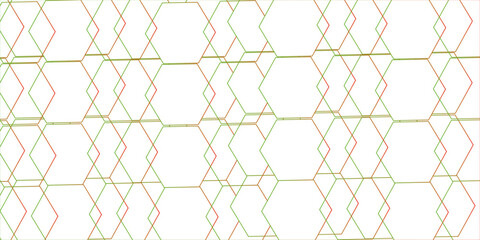 Fototapete - Modern colorful background textured with abstract hexagon pattern.honeycomb gold cube hexagon concept design abstract technology background vector background, 