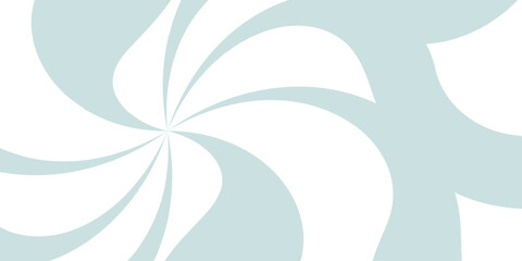 Fototapete - Abstract bold and vibrant background featuring a dynamic spiral burst pattern in vivid black and white.Sunburst background vector illustration pattern beam rays. Blue nougat dessert wallpaper.