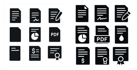 Poster - The first image shows a set of documents with a pen on top of them. The second image shows the same set of documents, but with a different pen and a different mood