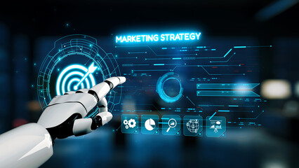 Poster - AI identifies target audiences with smart segmentation and virtual assistants, enabling precise, personalized marketing strategies. Epoch