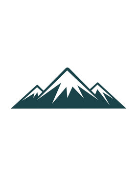 mountain peak logo icon vector illustration.illustration, symbol, mountain, graphic, silhouette, element, logotype, peak, adventure, design, icon, nature, vector, travel, clip art, cut out, 
