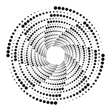 Abstract Circular Dot Pattern on Transparent Backdrop A Dynamic and Versatile Design Element for Modern Graphics and Visual Compositions