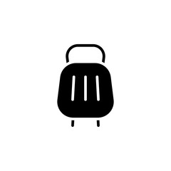 Poster - suitcase icon is designed in a visually appealing and easily recognizable style. It’s suitable for various visual needs such as apps, digital media, or other graphic design projects