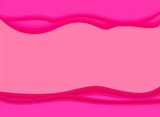 Fototapete - Vibrant crimson, pink wave swirls; modern soft graphic design , motion, vector