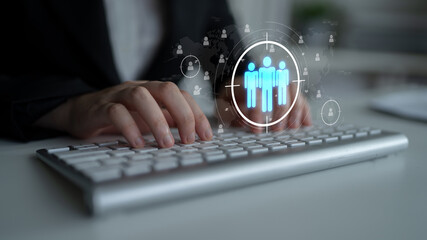 Poster - Target audience analysis enhances marketing with segmentation, smart profiling, and personalized strategies for improved audience targeting and campaign efficiency. Latch