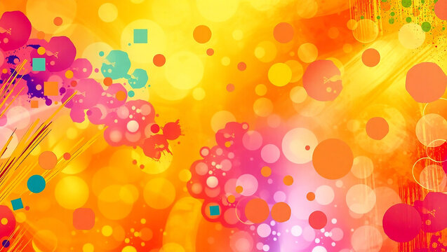 Colorful Abstract splash Background and art 