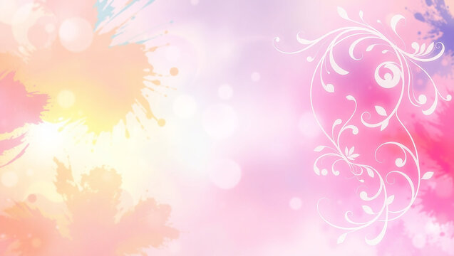 Colorful Abstract splash Background and art 